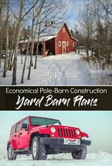 20 Yard Barn Designs – Complete Economical Pole-Barn Construction Plans (B9)