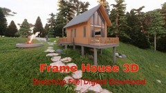 Modern Tiny House 3D Model (Sketchup)-Detailed Architectural-Digital Download