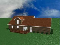 Log Home Cabin House Kit Hand Peeled White Cedar Log Panelized Panel Home kit