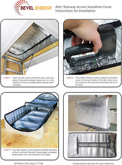 Premium Energy Saving Attic Door Insulation Stairway Cover Stair Ladder Opening