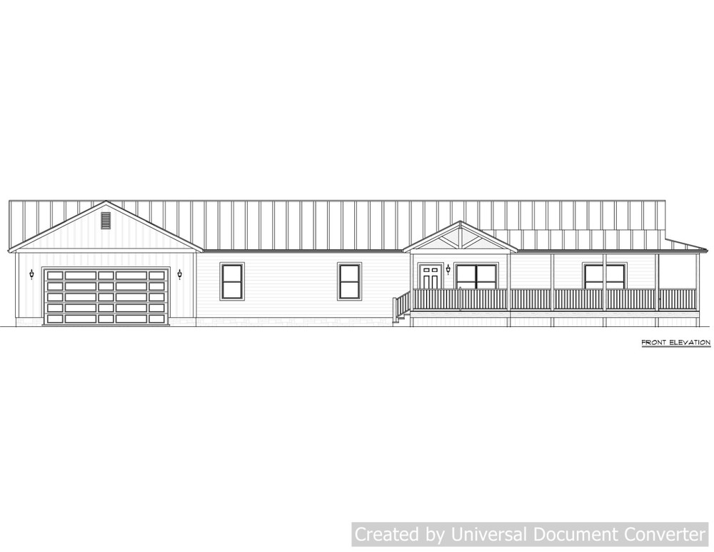 Full Set of single story 3 bedroom house plans 1,813 sq ft