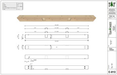 22′ x 32′ Lake Cabin II Timber Frame Plan Set