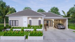 49×33 Feet House Design Plan 15×10 Meter with 3 Beds PDF Plan (A4 Hard Copy)