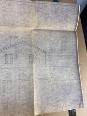 vintage 50s mid century modern house blueprints/ house plans/ mcm/ california