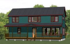 44×20 House — 4 Bedroom 3 Bath — 1,692 sq ft — PDF Floor Plan — Model 1F