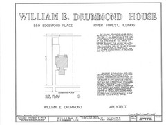 Prairie Style, Architect’s own home, Sunroom, 4 bedrooms, printed house plans
