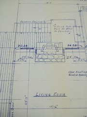 Vtg 1964 Mid Century Modern House Blueprints Professional Owner Architect 1964