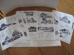 Vintage 1950’s House Plans Portfolio Folder Book Small Homes – 49 Pages