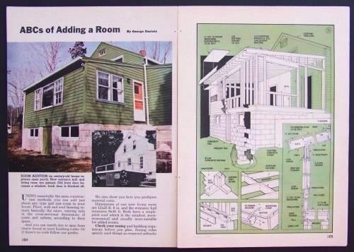 Home Addition Add a Room 12×22 How-To build PLANS