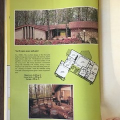 1981 Home Plans Floor Plans Book Modern Solar Energy Hillside Multi-level
