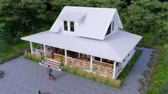 49×30 Feet House Design Plan 14×9 Meter 3 Bedrooms PDF Full Plans (A4 Hard Copy)