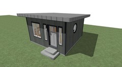 ADU/ TINY HOME 256 SQ.FT. WITH CRAWL SPACE, SLAB AND PIER FOUNDATION OPTIONS
