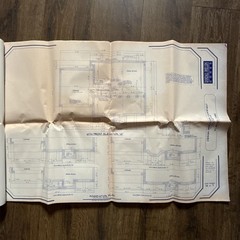 2-Story Colonial Gable-Front House 3 Bed 2.5 Bath 14page ORIGINAL Blueprint 1994