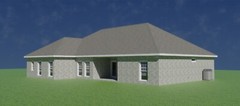 2120 sq.ft., 4 Bedroom, 3 Bath, 2-car garage – Craftsman Home / House Plan