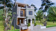 20×30 Feet House Plan 6×9 Meter 5 Bed 4 Bath Terrace Roof (PDF &A4 Hard Copy)