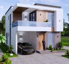 House Plans 7×10 Meter 23×33 Feet 4 Bed 3 Bath Terrace Roof PDF & A4 Hard Copy