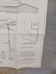 VTG 1950s Harris House Good Housekeeping Floor Plan L Shape Ranch Harwell MCM