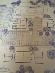 Vintage Blue Print Housing Plan For Apartment Development 1979 Knoxville TN