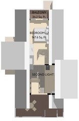 30’x47’ 2 Beds, 1 Bath A-Frame Cabin Architectural Build Plans PDF Download.