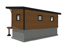 12′ x 30′ Mini Lake Cabin II Timber Frame Plan Set