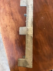 Two Posts Brackets, 10”x10” Square 2” rise (Cast Metal)