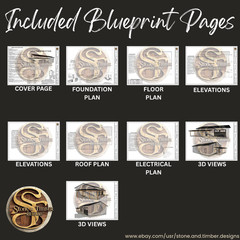 Barndominium House Plan – 2 Bed 1 Bath Garage 883 SF – Drawings Blueprints