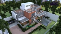House Plan 10×16 Meter 33×53 Feet 4 Beds 4 Baths Terrace Roof (A4 Hard Copy)