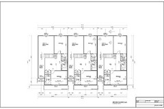Full Set of Condominium / Triplex building plans 1,379 sq ft