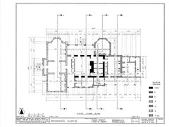 Tudor Style Victorian castle, detailed house plans