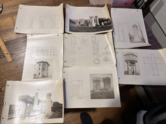 1920s hydraulic water tower photos & architectural drawings canal lock