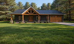2,003 Sqft (Living) Modern Farm House with – 3 Bd, 2 Ba, 2 car ga and Office