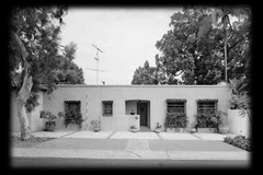 Southwestern style patio home, spacious 2 bedrooms, architectural blueprints
