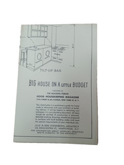VTG Big House on A Little Budget MCM 1950s Good Housekeeping Floor Plan Ranch