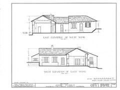 Southwestern Style Adobe Courtyard Home, architectural drawings, 4 bedrooms