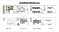 Harvest Farmstead Modern House Open Plan Design 84 x 30 – 3 Bed 2.5 Bath 2 Car –
