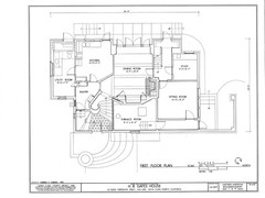 Craftsman Masterpiece by Bernard Maybeck, architectural prints, 4+ Bedrooms
