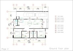 33×43 Feet House Design 10×13 Meter 3 Beds PDF Full Plan (A4 Hard Copy)