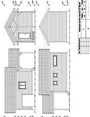Construction Drawings/ DESIGN / PLANS / Verzha Frame Outbuilding (KD-32)