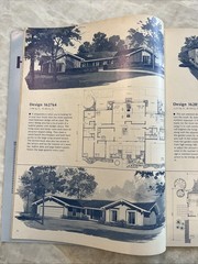 125 Contemporary Home Plans Home Planners, Inc 1982 Vintage