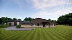 Mountain Breeze Barndominium – 4 Bedrooms / 3 Baths 2,784 SF Design Blueprints