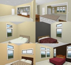 60×30 House — 4 bedroom 2 Bath — 1,700 sqft — PDF Floor Plan — Model 6