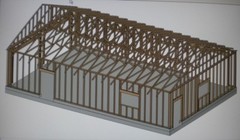 PERMIT READY 24′ X 36′ GARAGE PLAN DRAWN TO SCALE BLUEPRINTS AND MATERIALS LIST