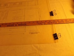 VINTAGE HOUSE BLUEPRINTS #9— 18″ X 24″ SEE PICTURES 2 PAGES