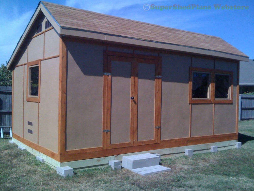 Custom Design Shed Plans, 8×8 Gambrel Wood, Total Shed Building Instructions CD