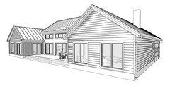 Mill Farm Loft House 4 Bed, 3.5 Bath Architectural Build Plans PDF Download