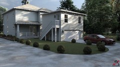 BLUEPRINTS AMERICAN FOURSQUARE 2-STORY PLAN ARCHUP #125