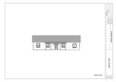 Modern American Style Farm House Plan, 55’x40’ with CAD File, Blueprint PDF