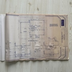 2-Story Colonial Gable-Front House 3 Bed 2.5 Bath 14page ORIGINAL Blueprint 1994