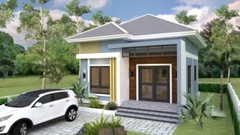 22×28 Feet Small House Plan 6.5×8.5 Meter 2 Beds 1 bath PDF (A4 Printed Plans)