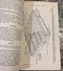 Vintage USDA Wood-Frame House Construction Handbook No. 73 Blueprint Cover 1955